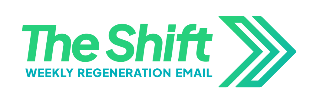 The Shift Regeneration email Logo