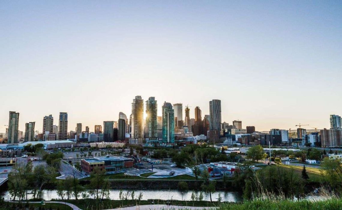 Silhouette of the city of Calgary in Alberta, Canada. Photo by Kyler Nixon.
