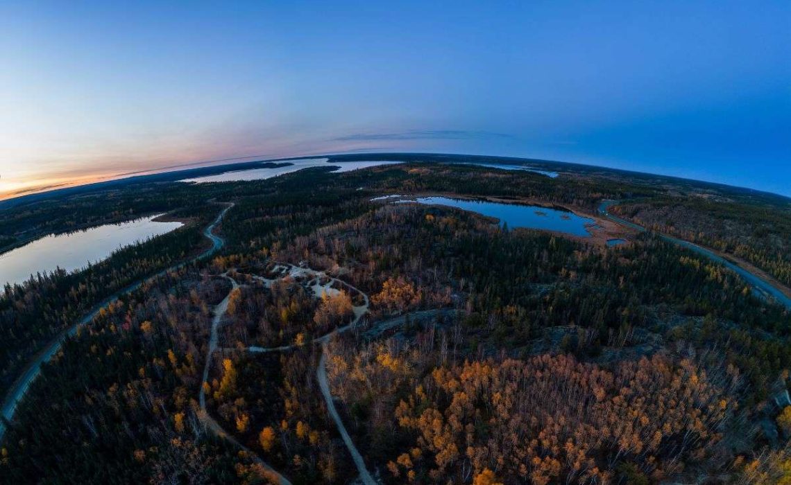 Forests and wetlands near Yellowknife, Northwest Territories, Canada. Photo by Luke Moore.